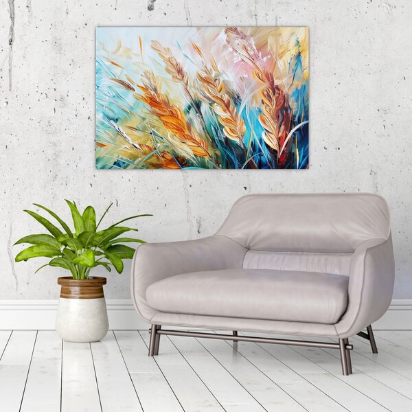 Tablou - Grâu, abstracție (90x60 cm)