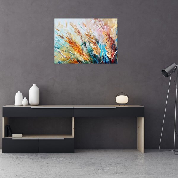 Tablou - Grâu, abstracție (70x50 cm)