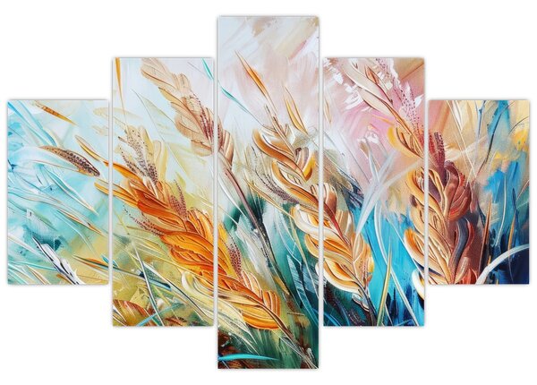 Tablou - Grâu, abstracție (150x105 cm)
