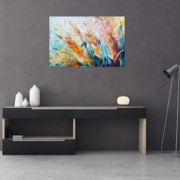 Tablou - Grâu, abstracție (90x60 cm)