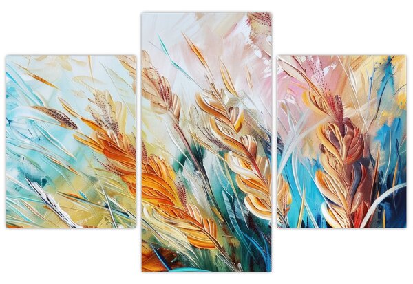 Tablou - Grâu, abstracție (90x60 cm)