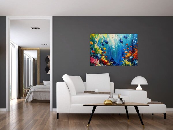 Tablou - Pictura lumii subacvatice (90x60 cm)