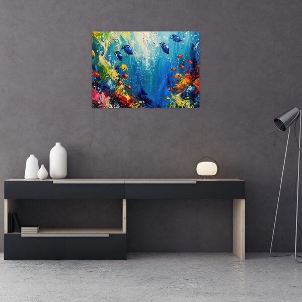 Tablou - Pictura lumii subacvatice (70x50 cm)