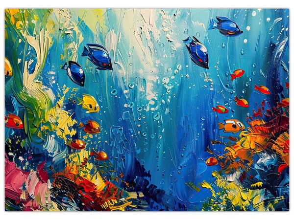 Tablou - Pictura lumii subacvatice (70x50 cm)