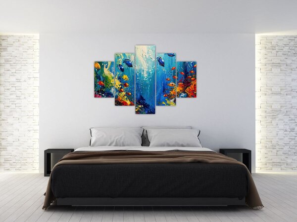 Tablou - Pictura lumii subacvatice (150x105 cm)