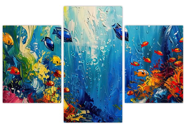 Tablou - Pictura lumii subacvatice (90x60 cm)