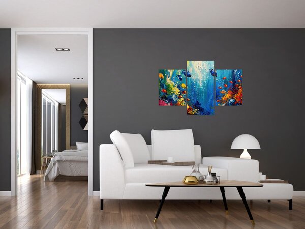 Tablou - Pictura lumii subacvatice (90x60 cm)
