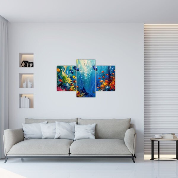 Tablou - Pictura lumii subacvatice (90x60 cm)
