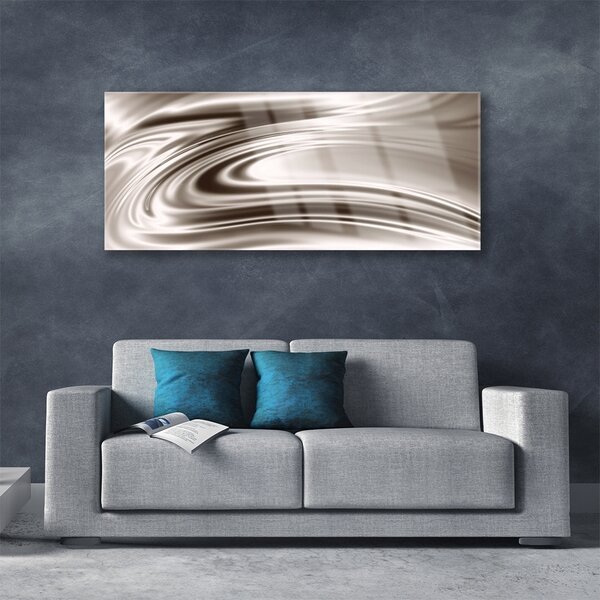 Tablou pe sticla Abstract Art Gri Maro