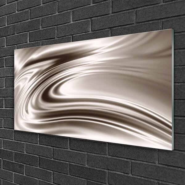 Tablou pe sticla Abstract Art Gri Maro