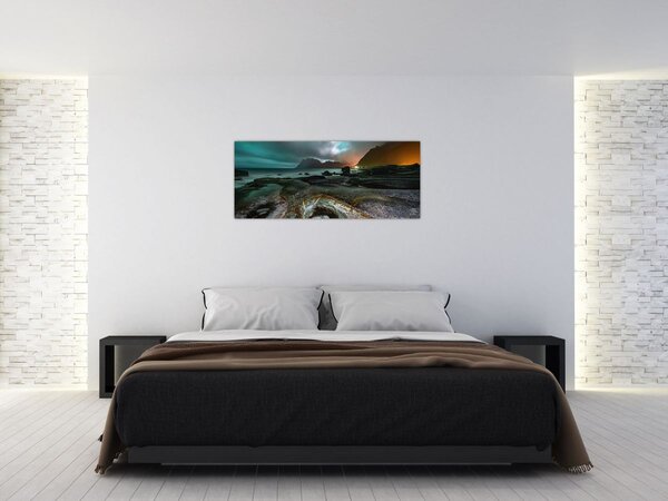 Tablou - Scena de noapte (120x50 cm)