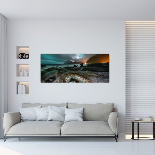 Tablou - Scena de noapte (120x50 cm)