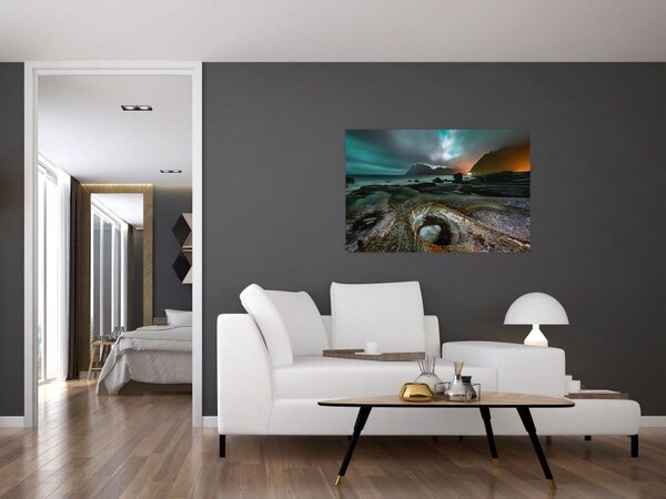Tablou - Scena de noapte (90x60 cm)