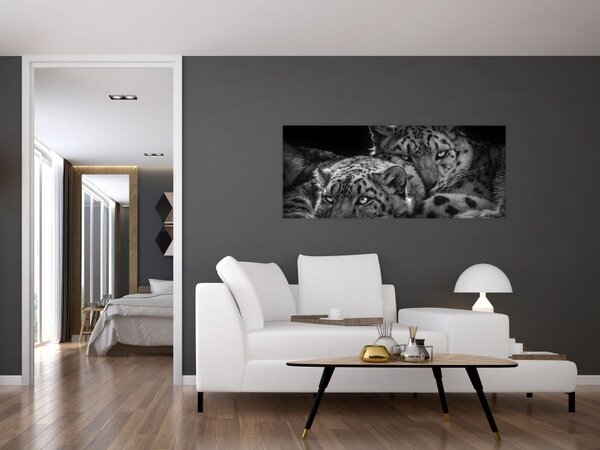 Tablou - Gheparzi care se odihnesc (120x50 cm)