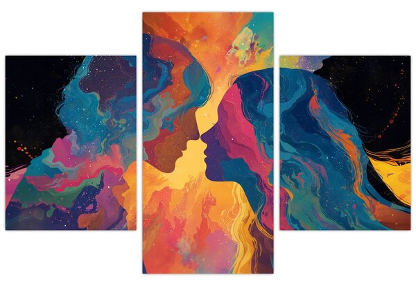 Tablou - Dragoste cosmică (90x60 cm)