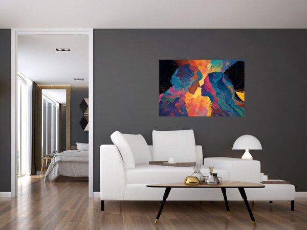Tablou - Dragoste cosmică (90x60 cm)