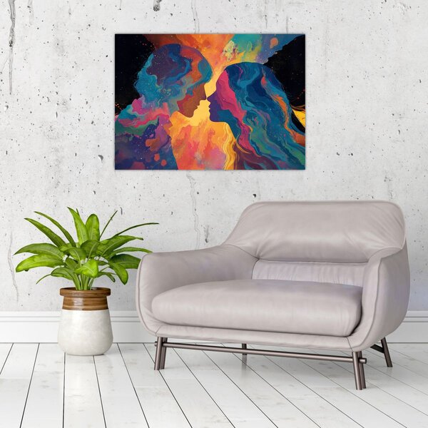 Tablou - Dragoste cosmică (70x50 cm)