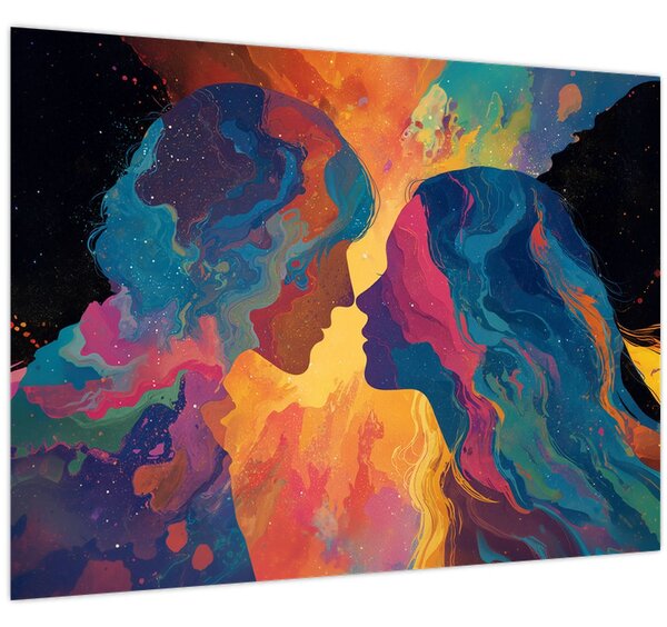 Tablou - Dragoste cosmică (70x50 cm)
