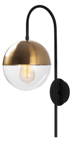 Aplica de perete Sunflux, Negru, 20x31x57 cm