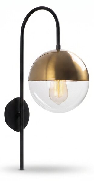 Aplica de perete Sunflux, Negru, 20x31x57 cm