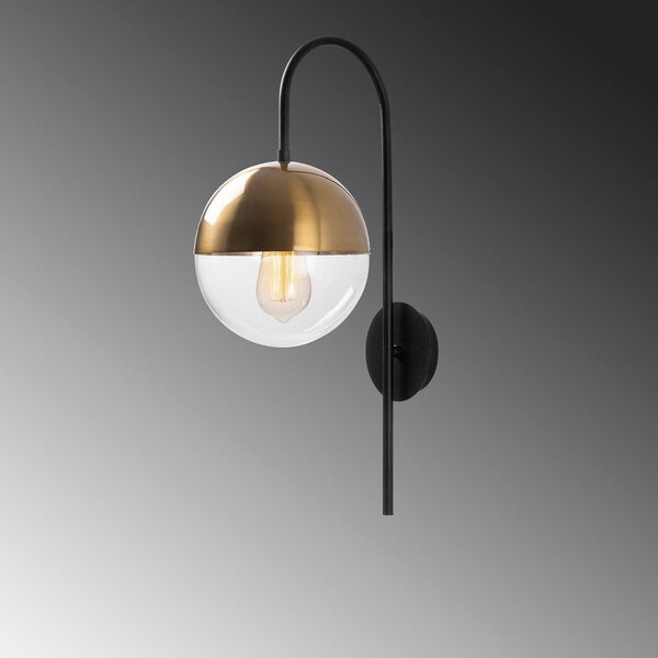 Aplica de perete Sunflux, Negru, 20x31x57 cm