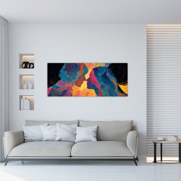 Tablou - Dragoste cosmică (120x50 cm)