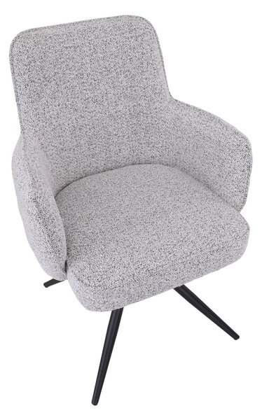 Scaun de dining pivotant Apollo gri