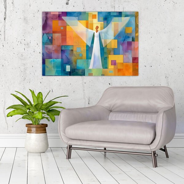 Tablou - Înger geometric (90x60 cm)