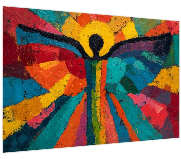 Tablou - Înger pictat (90x60 cm)
