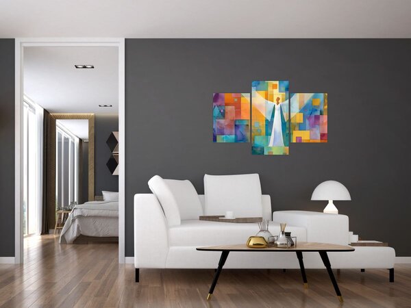 Tablou - Înger geometric (90x60 cm)
