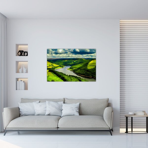 Tablou - Peisaj verde (90x60 cm)