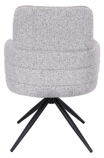 Scaun de dining pivotant Apollo gri