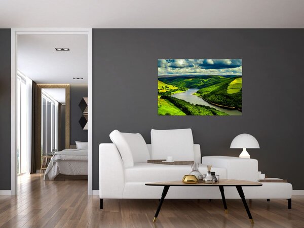 Tablou - Peisaj verde (90x60 cm)