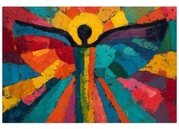 Tablou - Înger pictat (90x60 cm)