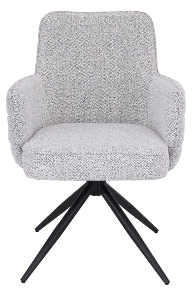 Scaun de dining pivotant Apollo gri