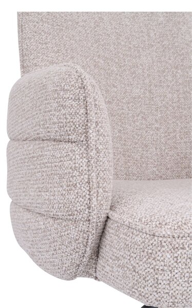 Scaun de dining pivotant Apollo bej