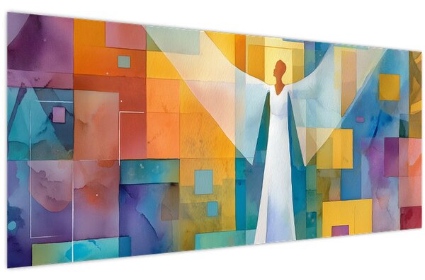 Tablou - Înger geometric (120x50 cm)