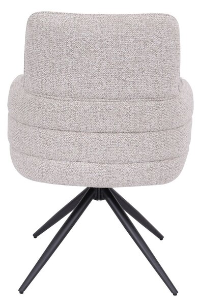 Scaun de dining pivotant Apollo bej
