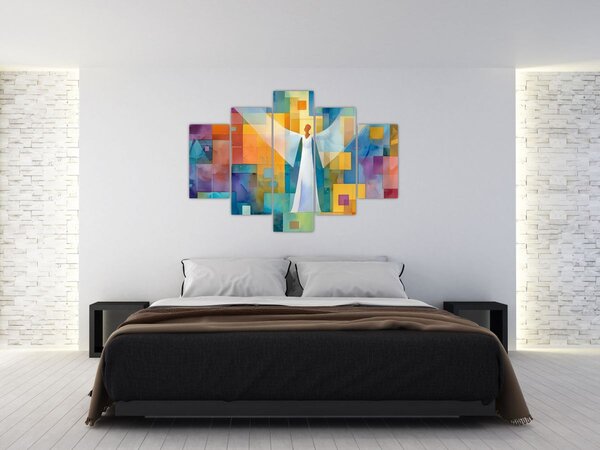 Tablou - Înger geometric (150x105 cm)
