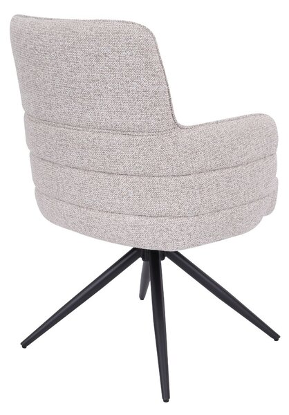 Scaun de dining pivotant Apollo bej