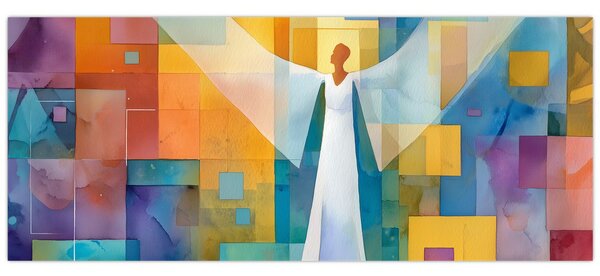 Tablou - Înger geometric (120x50 cm)