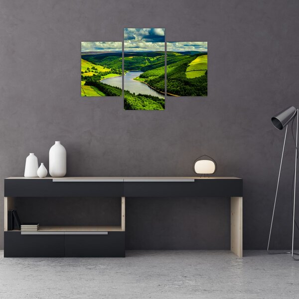 Tablou - Peisaj verde (90x60 cm)