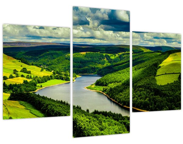 Tablou - Peisaj verde (90x60 cm)