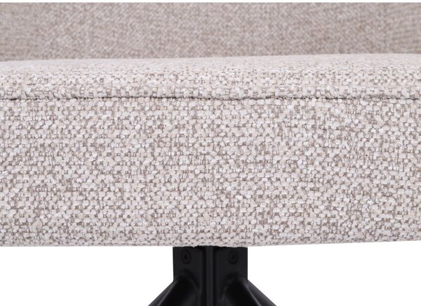 Scaun de dining pivotant Apollo bej