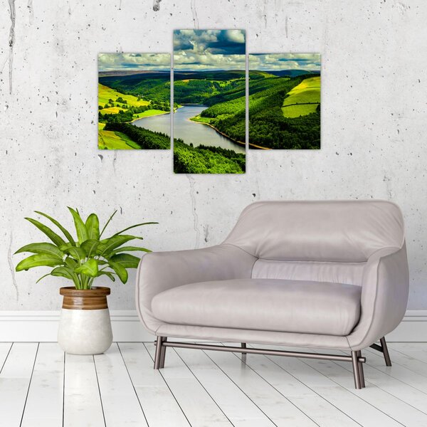 Tablou - Peisaj verde (90x60 cm)
