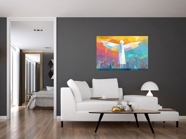 Tablou - Păzitorul florilor (90x60 cm)