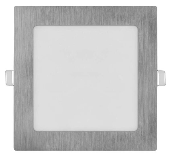Corp de iluminat LED încastrat NEXXO LED/12,5W/230V 3000/3500/4000K argintiu 17x17 cm