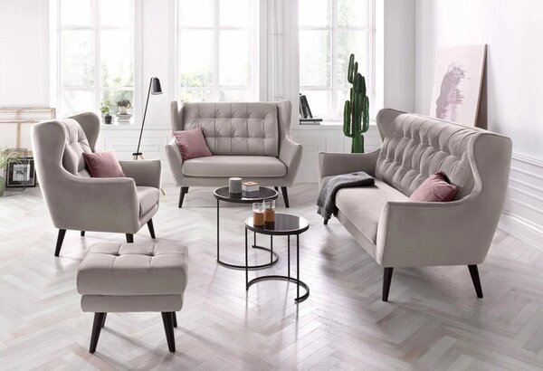 Canapea Henry de 3 locuri textil