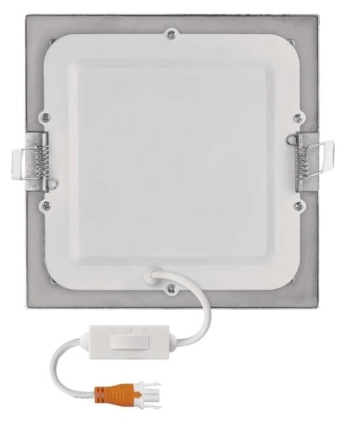 Corp de iluminat LED încastrat NEXXO LED/12,5W/230V 3000/3500/4000K argintiu 17x17 cm