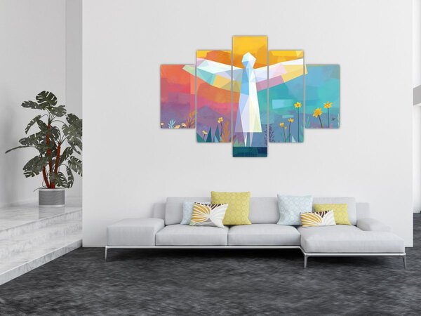 Tablou - Păzitorul florilor (150x105 cm)